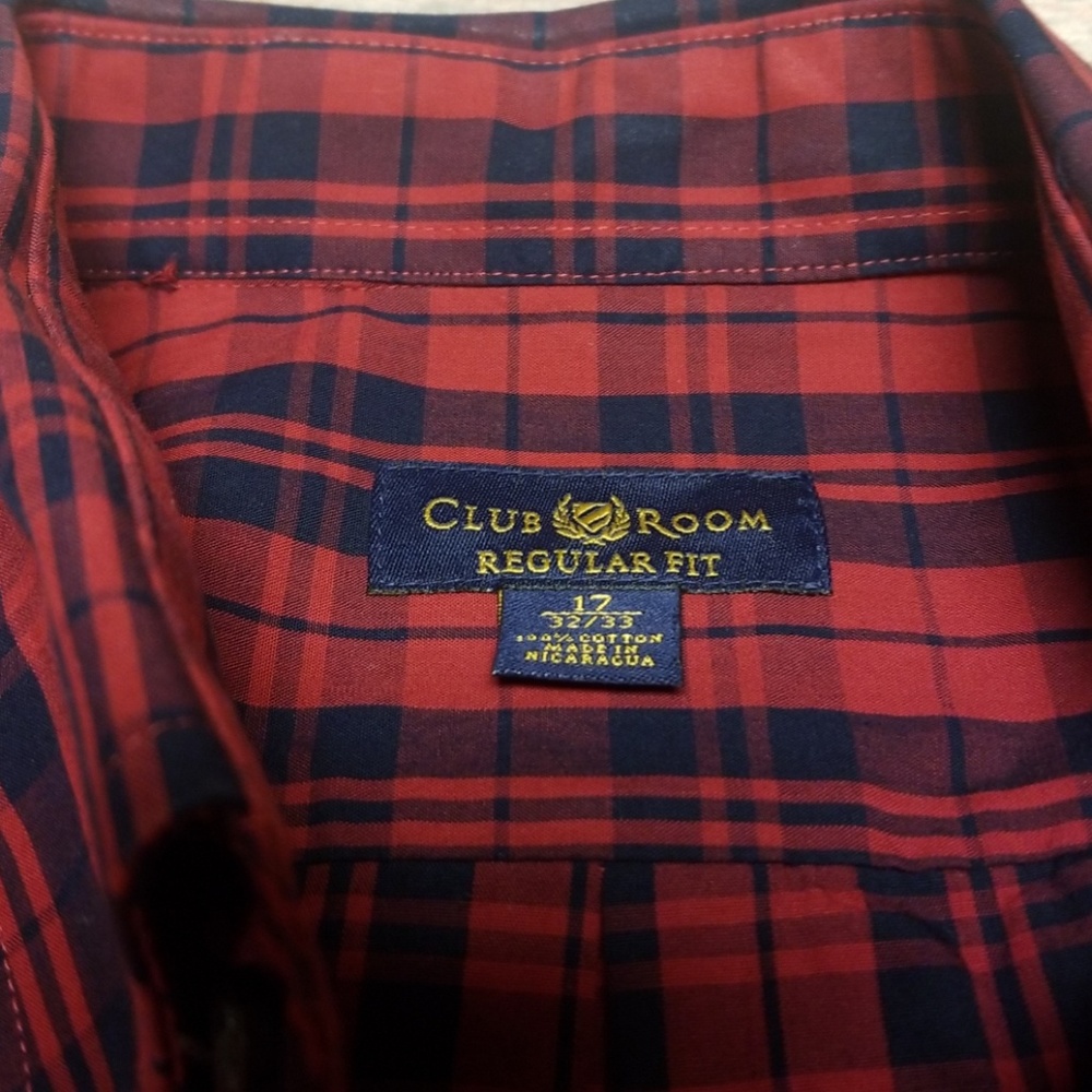 ✔ Club Room regular fit plaid shirt - Picture 2 of 6
